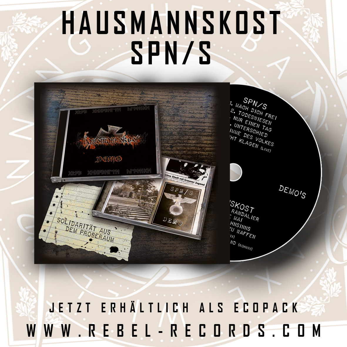 HAUSMANNSKOST – SPN/S – SOLIDARITÄT AUS DEM PROBERAUM CD