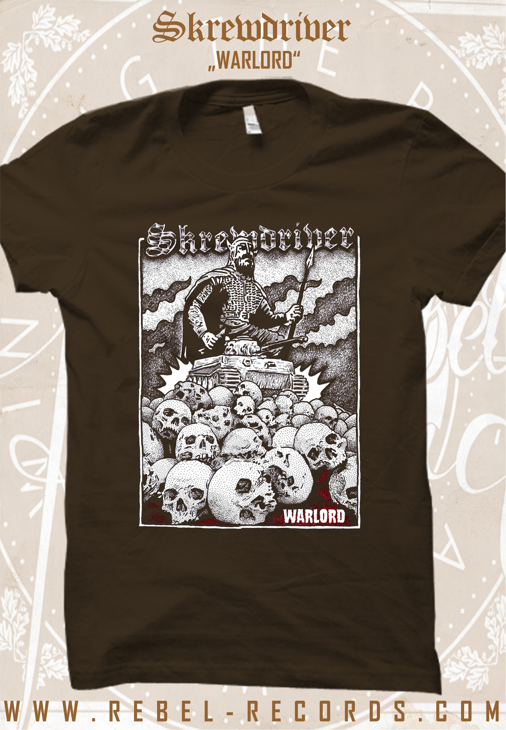 Skrewdriver - Warlord II Panzer T-Shirt