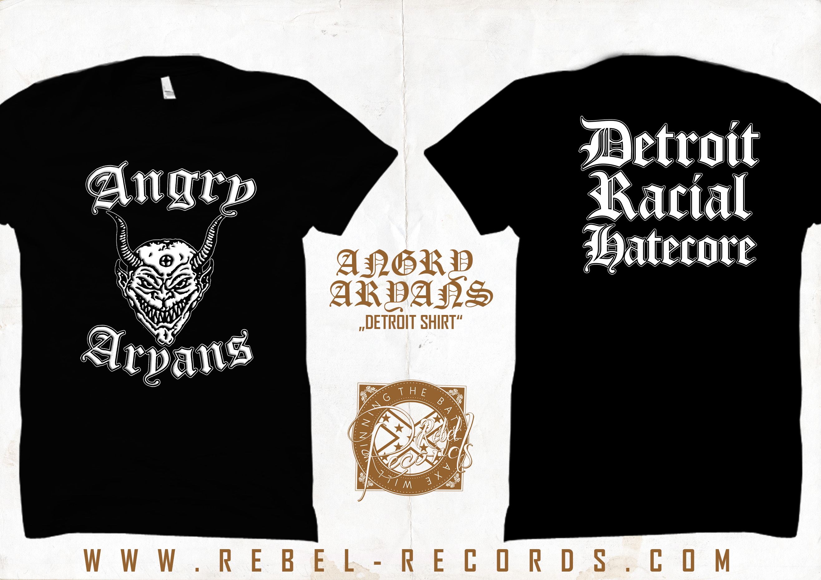 Angry Aryans - Detroit T-Shirt